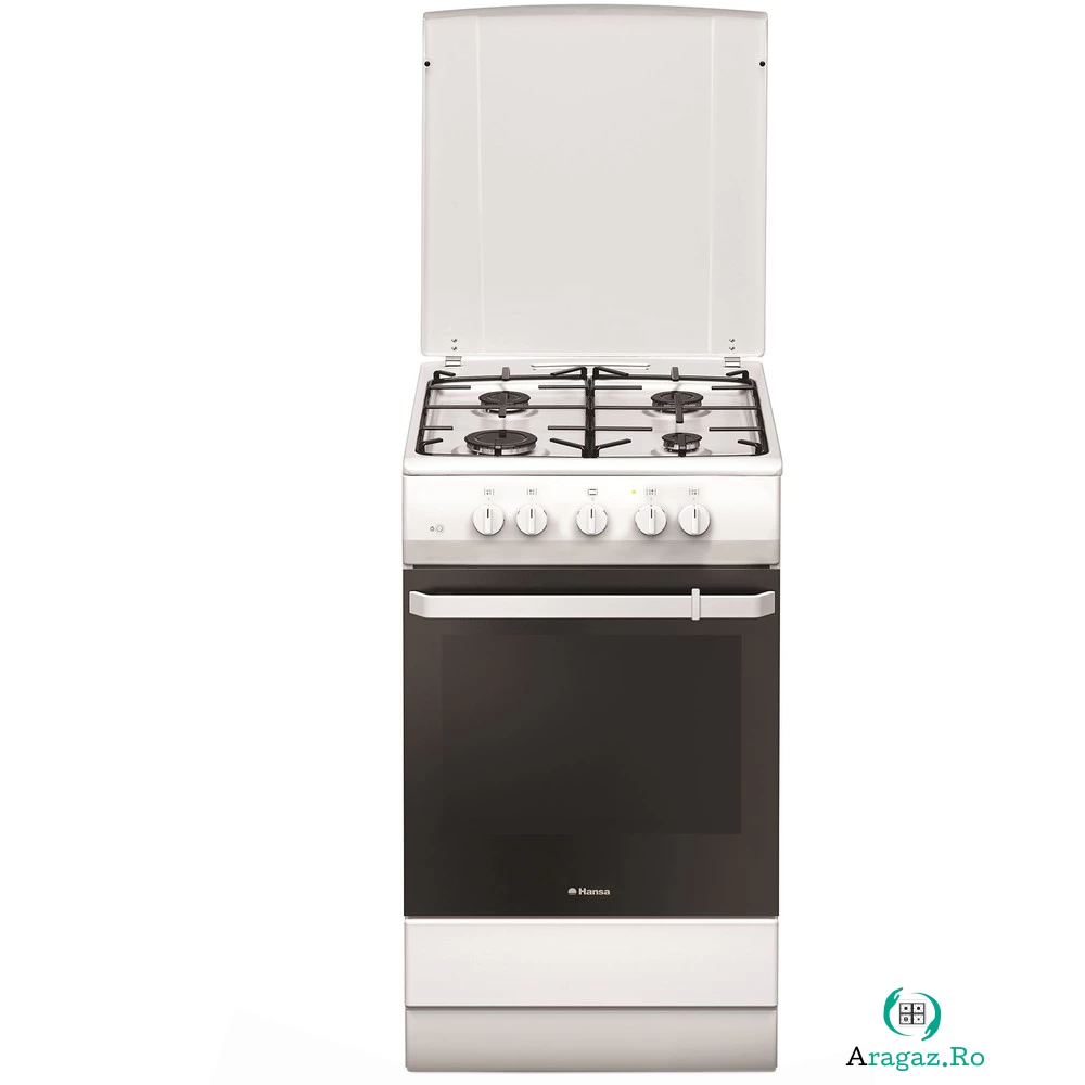Aragaz FCGW510009 gaz 4 arzatoare Alb