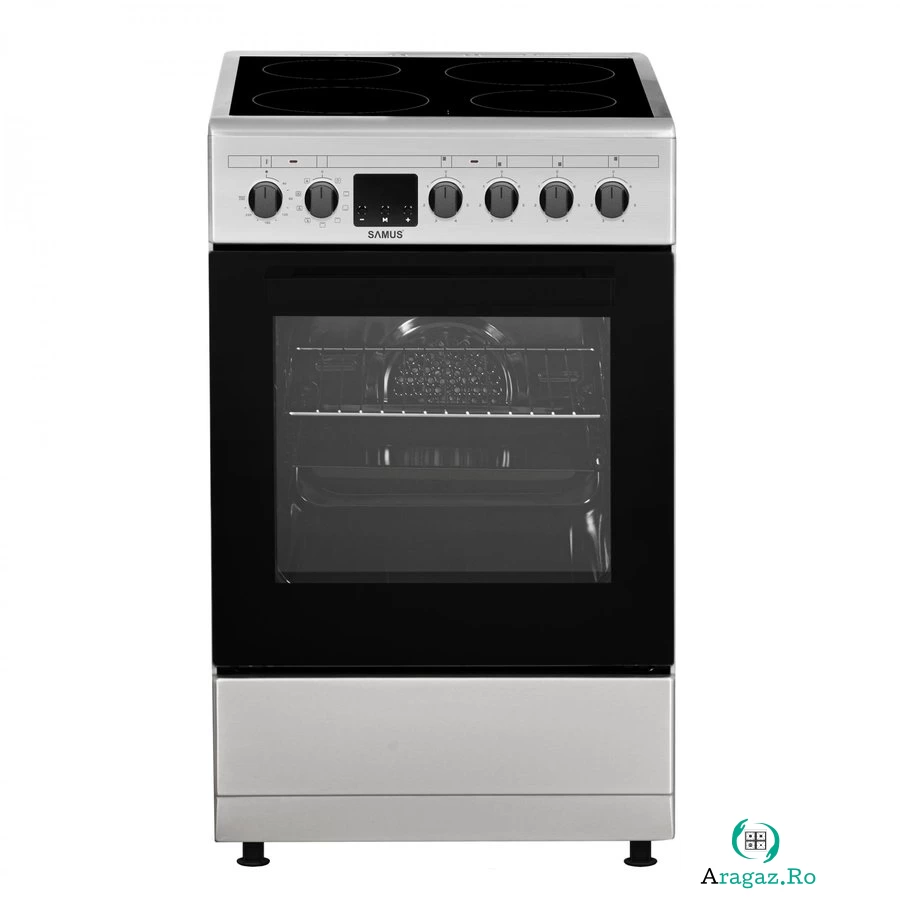 Aragaz SM564VTE Electric 4 zone de gatit Inox la 1,659.99 lei ron