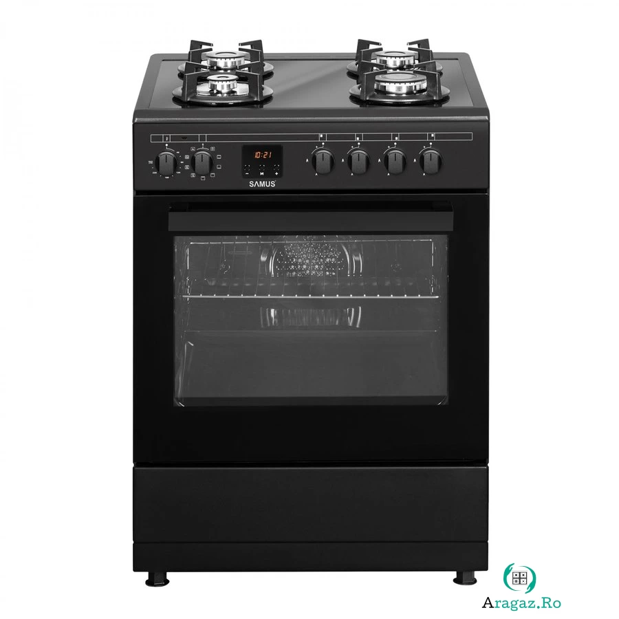 Aragaz SM665AENS Gaz 4 Arzatoare Antracit la 1,609.99 lei ron