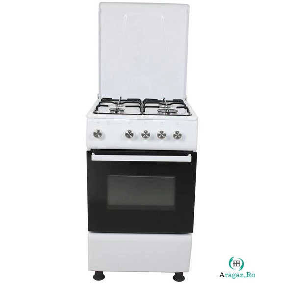 Aragaz clasic Galaxy 4G gaz 4 arzatoare cuptor gaz Alb